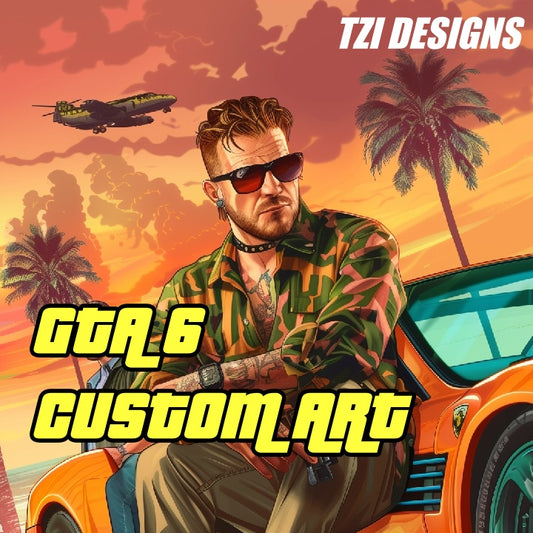 GTA 6 AI Design Art (Exclusive)